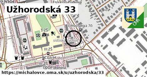 Užhorodská 33, Michalovce