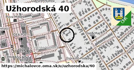 Užhorodská 40, Michalovce