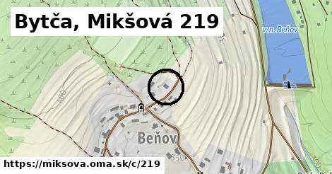 Bytča, Mikšová <span class="supisne">219</span>