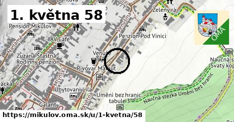 1. května 58, Mikulov