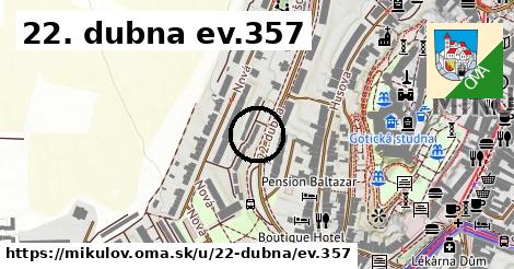 22. dubna ev.357, Mikulov