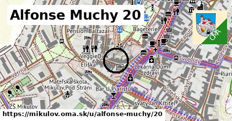 Alfonse Muchy 20, Mikulov