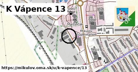 K Vápence 13, Mikulov