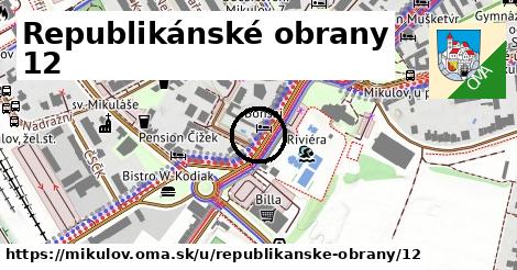 Republikánské obrany 12, Mikulov