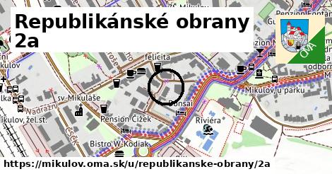 Republikánské obrany 2a, Mikulov