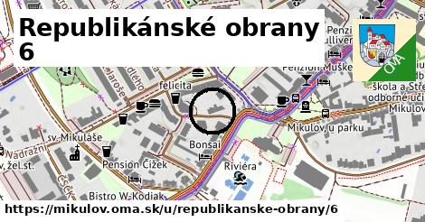 Republikánské obrany 6, Mikulov