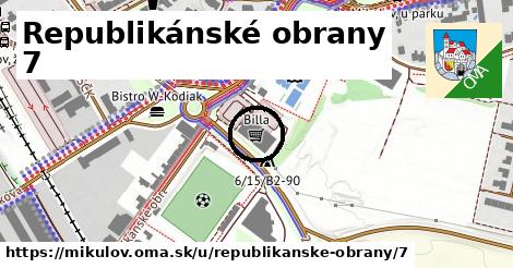 Republikánské obrany 7, Mikulov