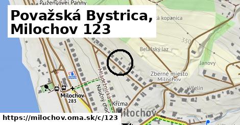Považská Bystrica, Milochov <span class="supisne">123</span>