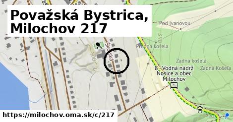 Považská Bystrica, Milochov <span class="supisne">217</span>