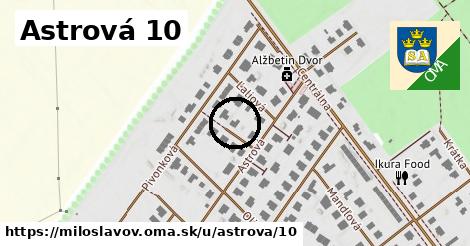 Astrová 10, Miloslavov