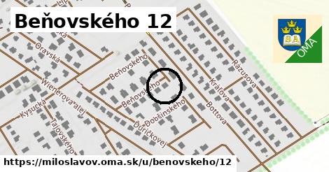 Beňovského 12, Miloslavov