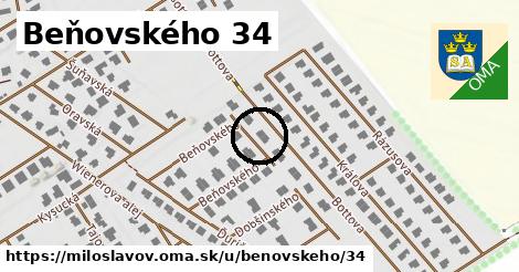 Beňovského 34, Miloslavov