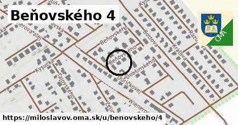 Beňovského 4, Miloslavov