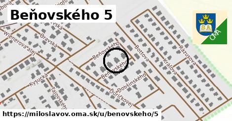 Beňovského 5, Miloslavov