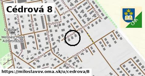 Cédrová 8, Miloslavov