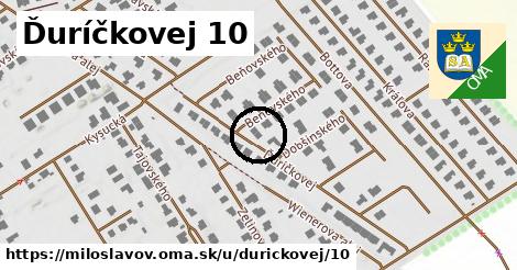 Ďuríčkovej 10, Miloslavov