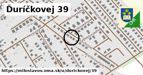 Ďuríčkovej 39, Miloslavov