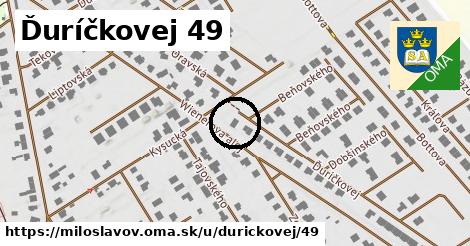 Ďuríčkovej 49, Miloslavov