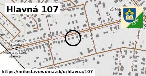 Hlavná 107, Miloslavov