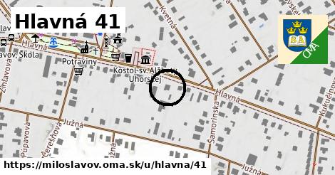 Hlavná 41, Miloslavov