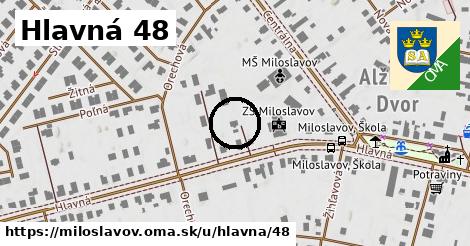 Hlavná 48, Miloslavov