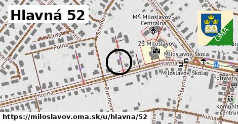 Hlavná 52, Miloslavov