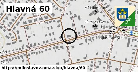 Hlavná 60, Miloslavov