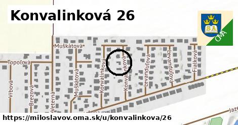 Konvalinková 26, Miloslavov