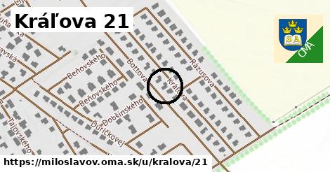 Kráľova 21, Miloslavov