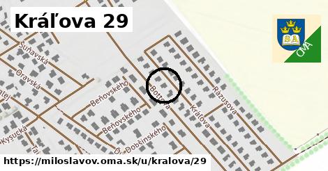 Kráľova 29, Miloslavov