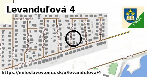 Levanduľová 4, Miloslavov