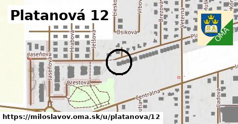 Platanová 12, Miloslavov