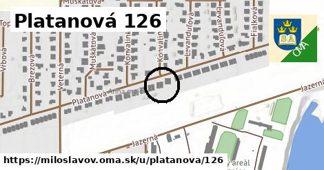 Platanová 126, Miloslavov