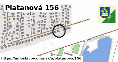 Platanová 156, Miloslavov