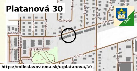 Platanová 30, Miloslavov