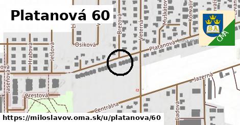 Platanová 60, Miloslavov