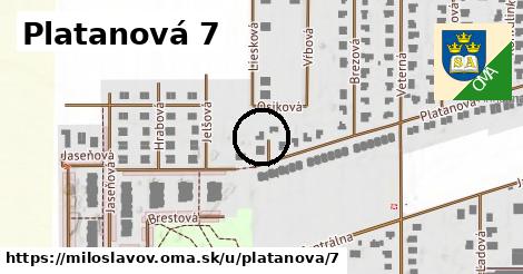 Platanová 7, Miloslavov