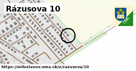 Rázusova 10, Miloslavov