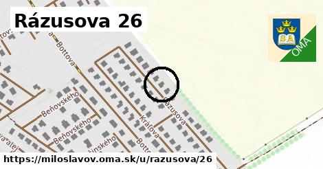 Rázusova 26, Miloslavov