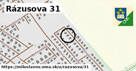 Rázusova 31, Miloslavov