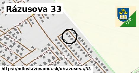 Rázusova 33, Miloslavov