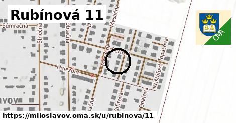 Rubínová 11, Miloslavov