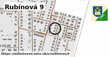 Rubínová 9, Miloslavov