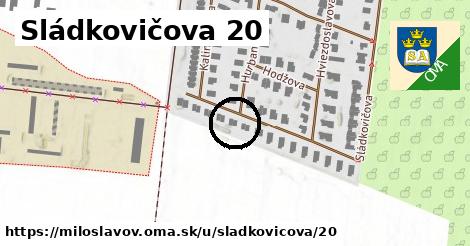 Sládkovičova 20, Miloslavov