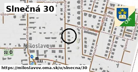 Slnečná 30, Miloslavov