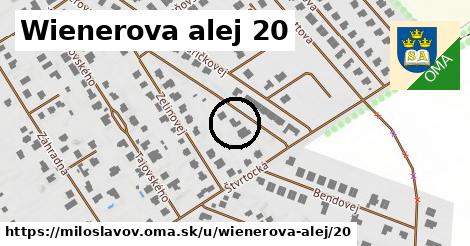 Wienerova alej 20, Miloslavov