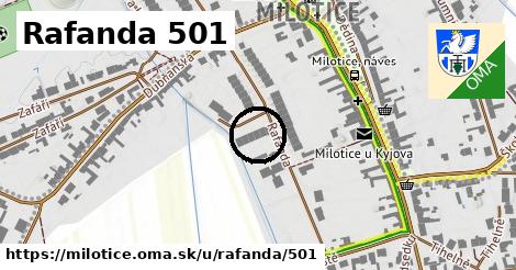 Rafanda 501, Milotice