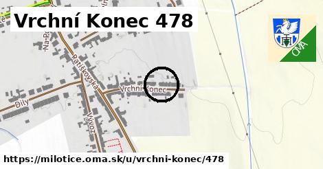 Vrchní Konec 478, Milotice