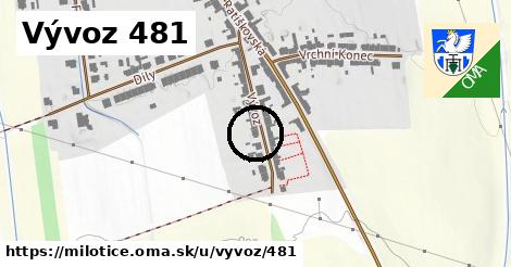 Vývoz 481, Milotice