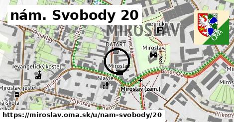 nám. Svobody 20, Miroslav